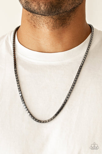 Boxed In - Black Men Necklace