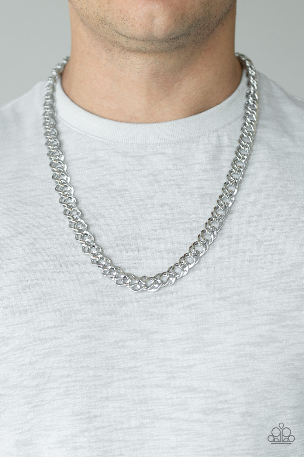 Undefeated - Silver Men's Necklace