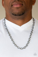 Load image into Gallery viewer, Courtside Seats - Black Men&#39;s Necklace