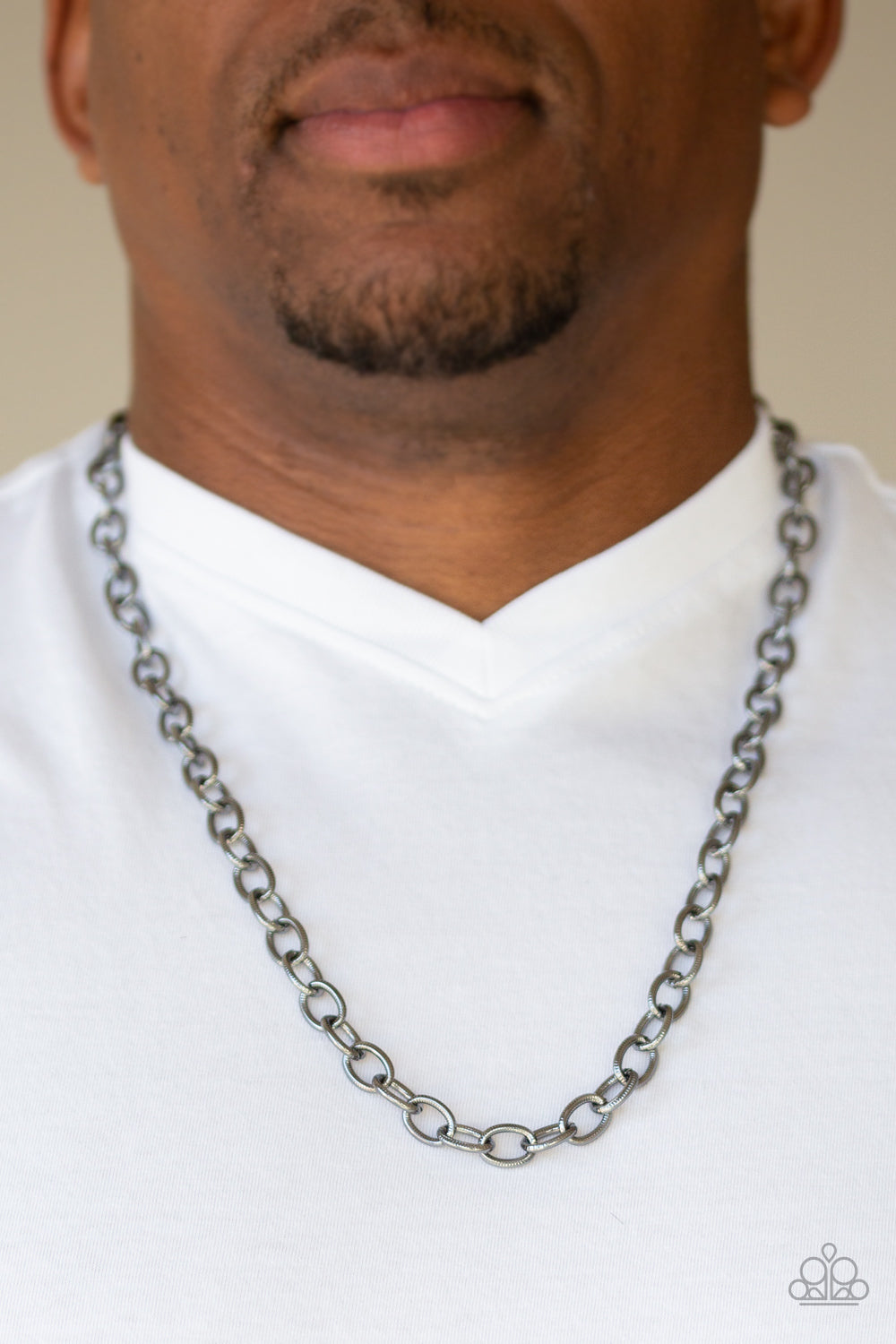 Courtside Seats - Black Men's Necklace