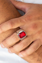 Load image into Gallery viewer, Scholar - Red Mens Ring